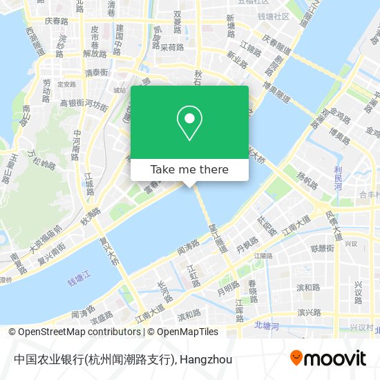 中国农业银行(杭州闻潮路支行) map