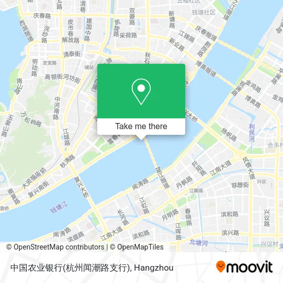 中国农业银行(杭州闻潮路支行) map
