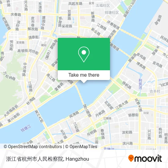 浙江省杭州市人民检察院 map