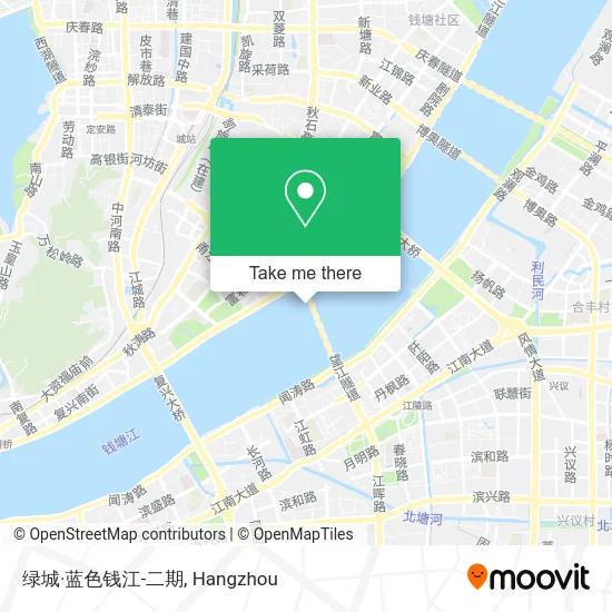 绿城·蓝色钱江-二期 map