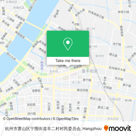 杭州市萧山区宁围街道丰二村村民委员会 map