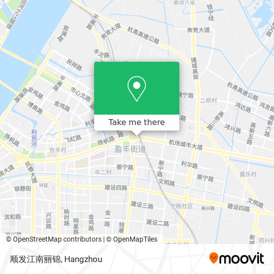 顺发江南丽锦 map