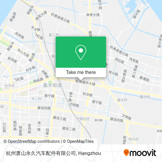 杭州萧山永久汽车配件有限公司 map