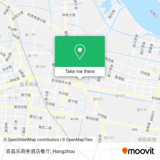 喜嘉乐商务酒店餐厅 map
