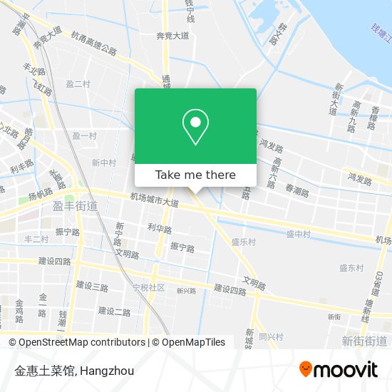 金惠土菜馆 map