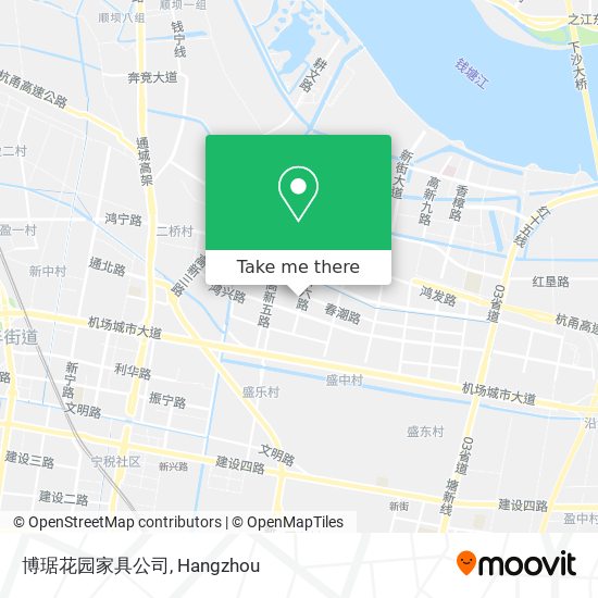 博琚花园家具公司 map
