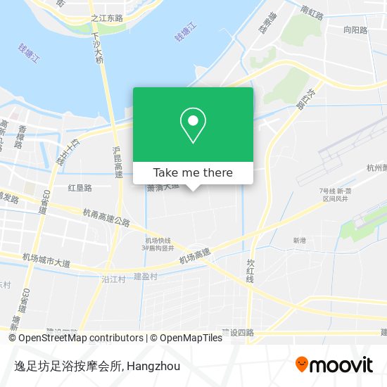 逸足坊足浴按摩会所 map