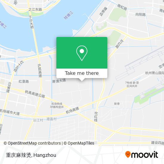 重庆麻辣烫 map