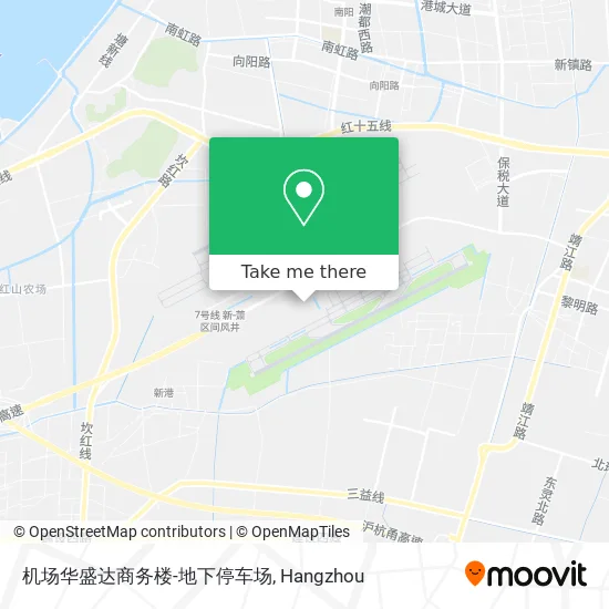机场华盛达商务楼-地下停车场 map