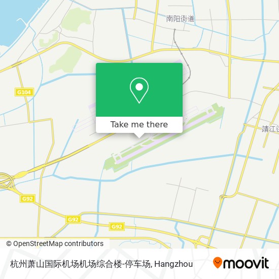 杭州萧山国际机场机场综合楼-停车场 map