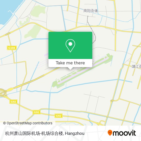 杭州萧山国际机场-机场综合楼 map