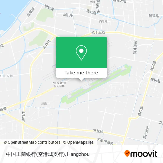 中国工商银行(空港城支行) map
