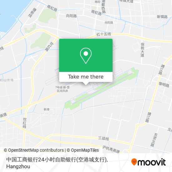 中国工商银行24小时自助银行(空港城支行) map