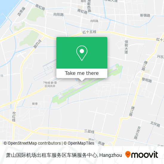 萧山国际机场出租车服务区车辆服务中心 map