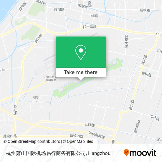 杭州萧山国际机场易行商务有限公司 map