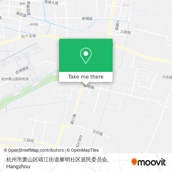 杭州市萧山区靖江街道黎明社区居民委员会 map