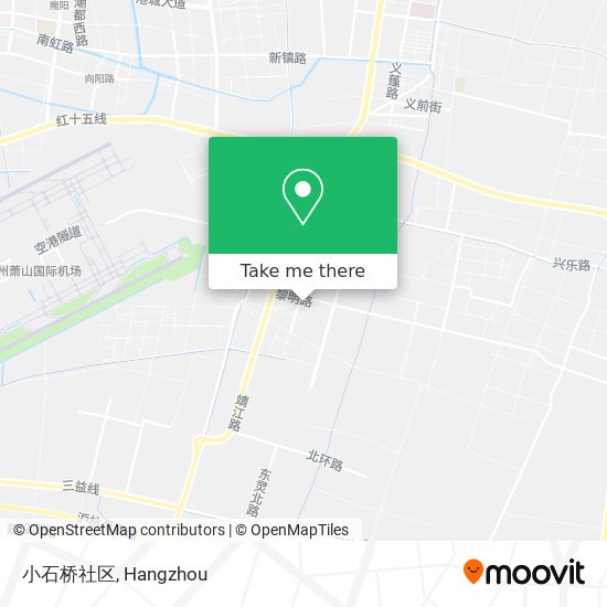 小石桥社区 map