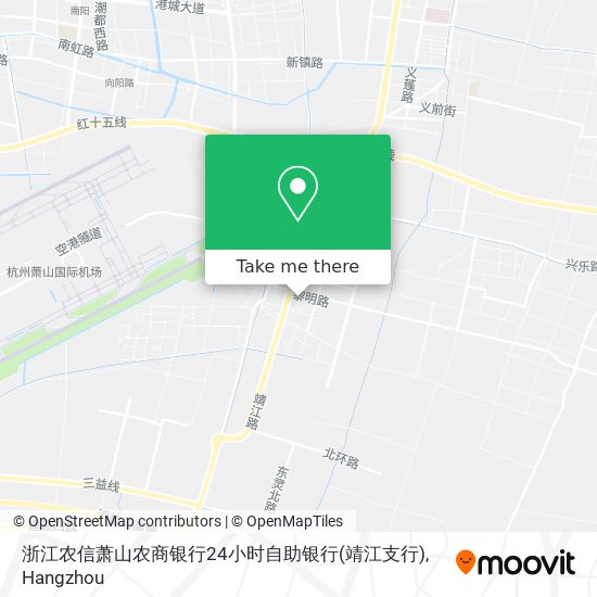 浙江农信萧山农商银行24小时自助银行(靖江支行) map