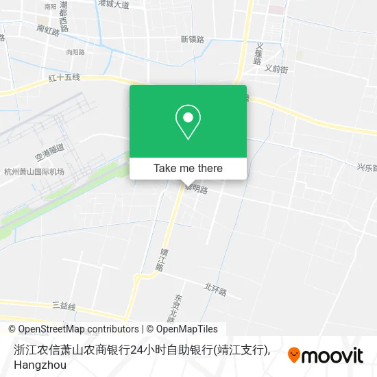 浙江农信萧山农商银行24小时自助银行(靖江支行) map