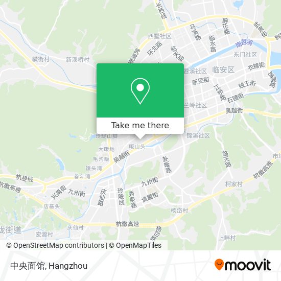 中央面馆 map