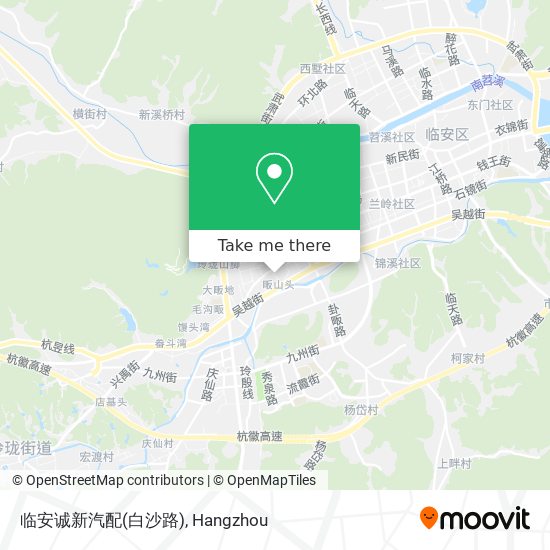 临安诚新汽配(白沙路) map