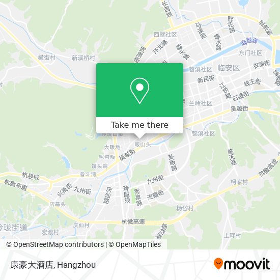 康豪大酒店 map
