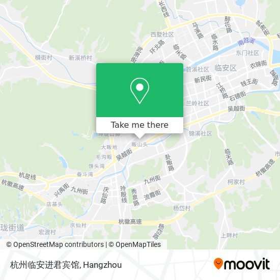 杭州临安进君宾馆 map