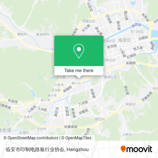 临安市印制电路板行业协会 map