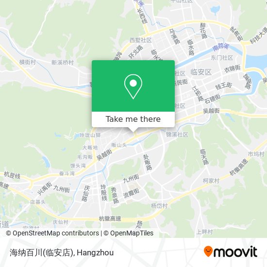 海纳百川(临安店) map