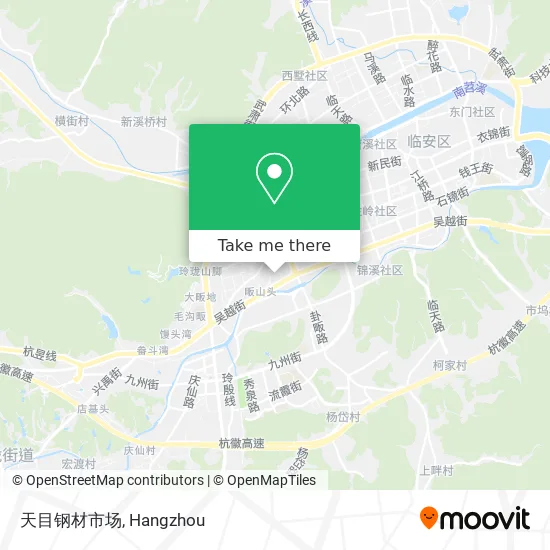 天目钢材市场 map