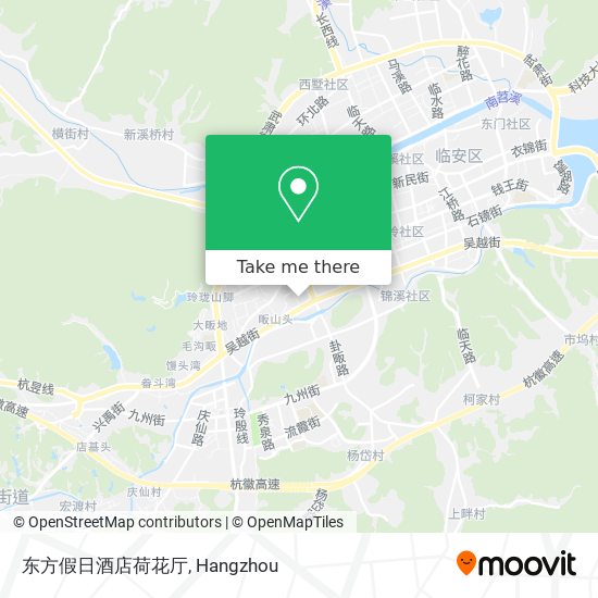 东方假日酒店荷花厅 map