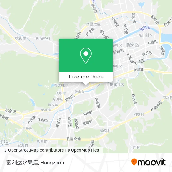 富利达水果店 map