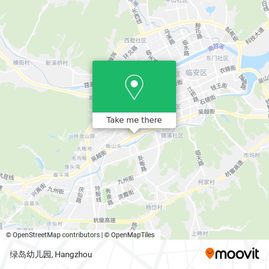 绿岛幼儿园 map