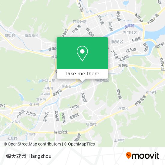 锦天花园 map