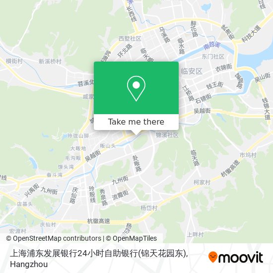 上海浦东发展银行24小时自助银行(锦天花园东) map