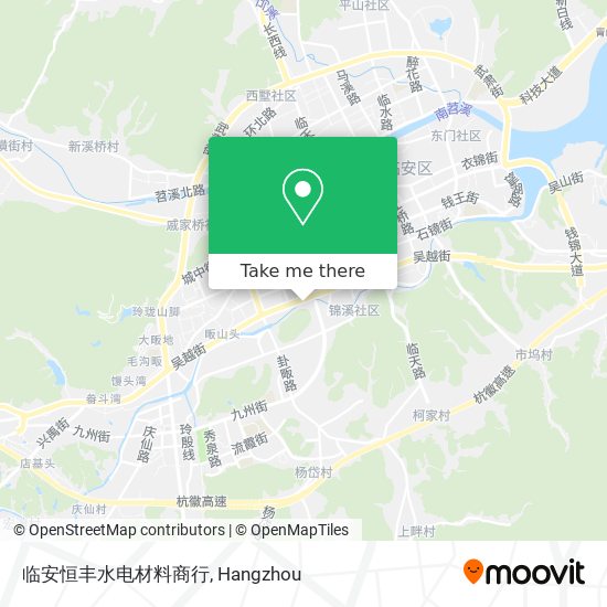 临安恒丰水电材料商行 map