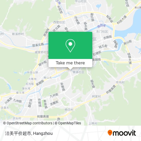 洁美平价超市 map