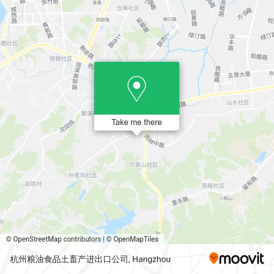 杭州粮油食品土畜产进出口公司 map