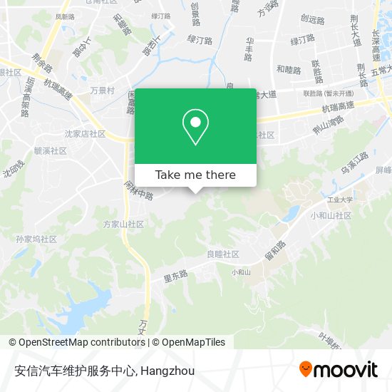 安信汽车维护服务中心 map