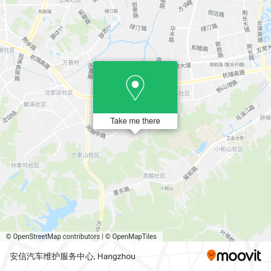 安信汽车维护服务中心 map
