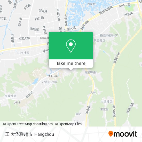 工·大华联超市 map