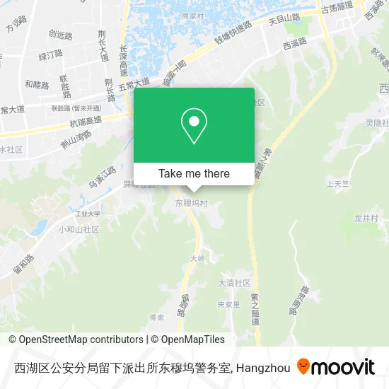 西湖区公安分局留下派出所东穆坞警务室 map