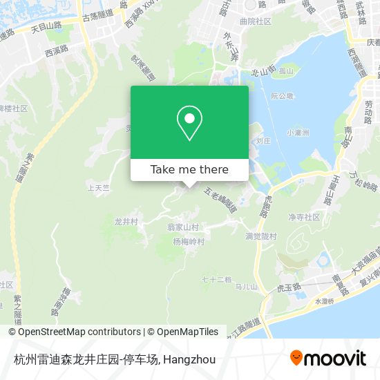 杭州雷迪森龙井庄园-停车场 map