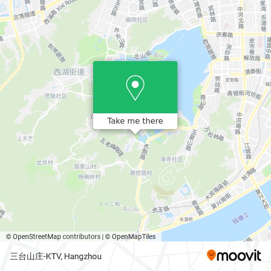 三台山庄-KTV map