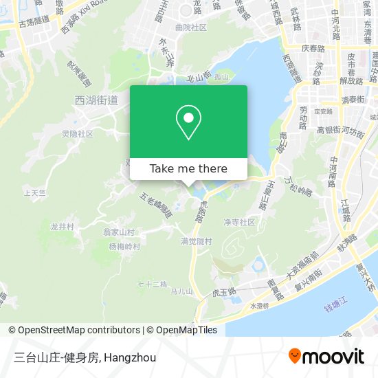 三台山庄-健身房 map