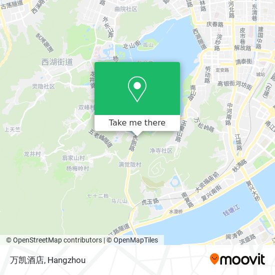 万凯酒店 map
