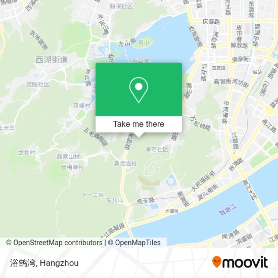 浴鹄湾 map