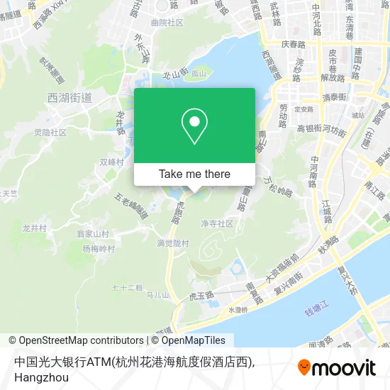 中国光大银行ATM(杭州花港海航度假酒店西) map