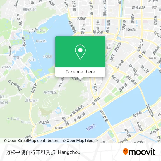 万松书院自行车租赁点 map