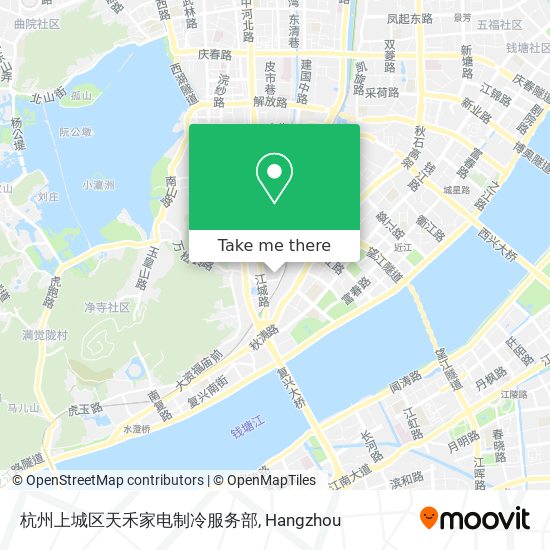 杭州上城区天禾家电制冷服务部 map